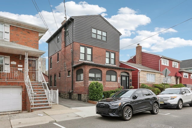 7619 5th Ave, North Bergen, NJ 07047 - view of front of house with brick siding