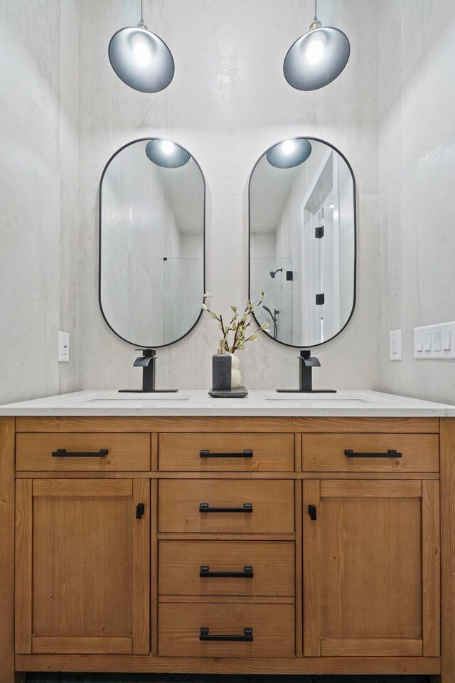 81 Webster Ave Unit 1, Jersey City, NJ 07307 - bathroom with double vanity