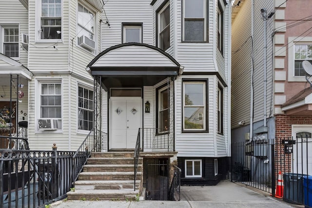 48 Armstrong Ave, Jersey City, NJ 07305 - entrance to property featuring cooling unit