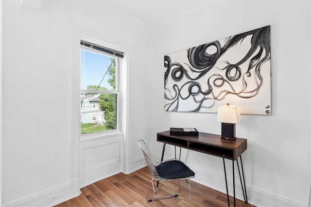 48 Armstrong Ave, Jersey City, NJ 07305 - office featuring wood finished floors and baseboards