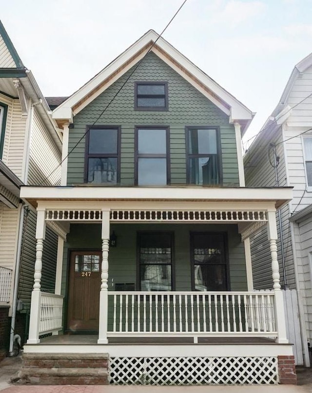 247 Harrison Ave Unit 2, Jersey City, NJ 07304 - view of front of home with a porch