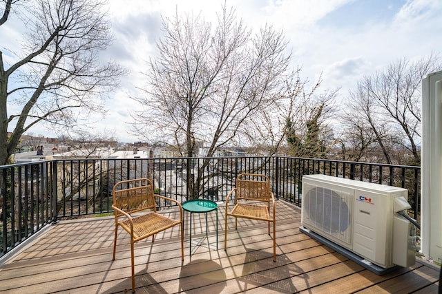 247 Harrison Ave Unit 2, Jersey City, NJ 07304 - deck with a cooling unit