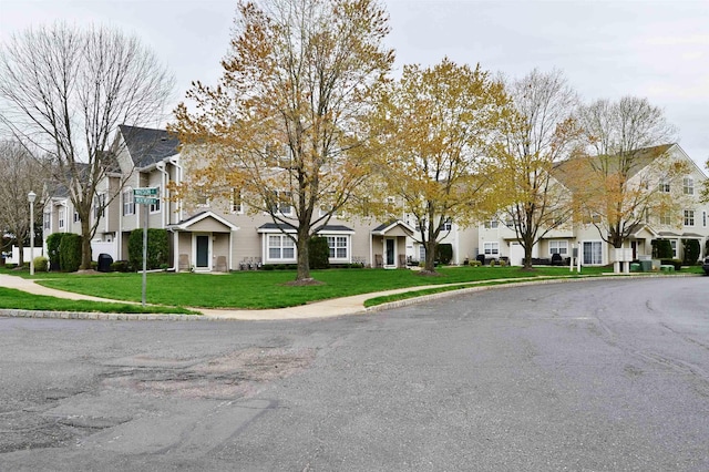 111 Watson Ct, Howell Township, NJ 07731 - view of asphalt street with a residential view, sidewalks, street lighting, and curbs