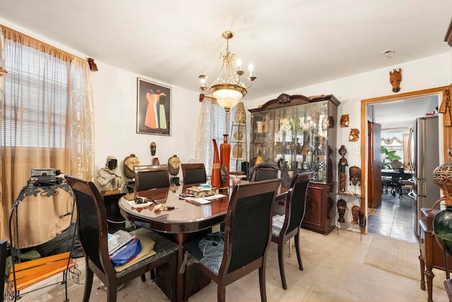 57 Wegman Pkwy, Jersey City, NJ 07305 - dining space featuring a notable chandelier