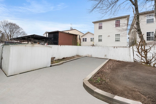 57 Wegman Pkwy, Jersey City, NJ 07305 - view of patio / terrace with fence private yard