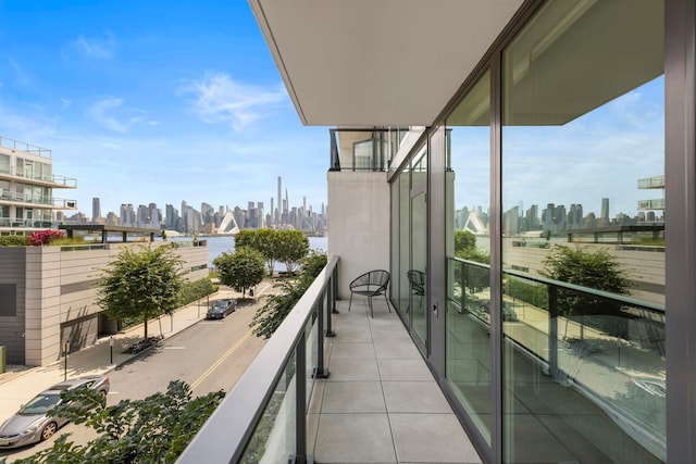 1200 Avenue At Port Imperial Unit 305, Weehawken, NJ 07086 - balcony with a view of skyline