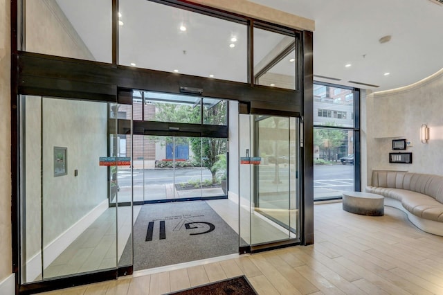 20 Avenue At Port Imperial Unit 425, West New York, NJ 07093 - common area featuring floor to ceiling windows