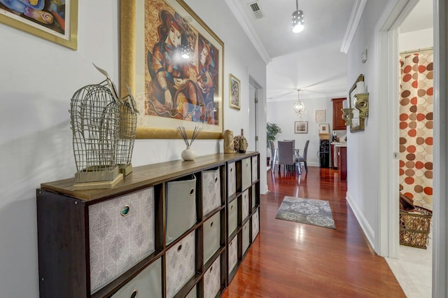20 Avenue At Port Imperial Unit 425, West New York, NJ 07093 - hall with ornamental molding and wood finished floors