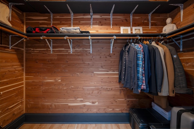 306 Sip Ave, Jersey City, NJ 07306 - spacious closet featuring wood finished floors