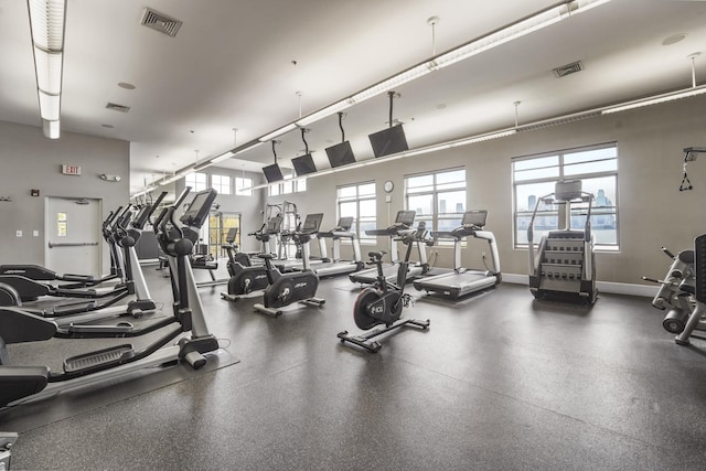 26 Ave At Port Imperial Unit 440, West New York, NJ 07093 - workout area featuring baseboards