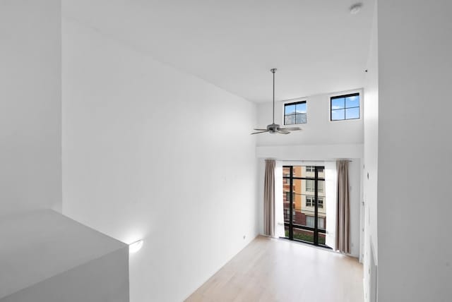 26 Ave At Port Imperial Unit 440, West New York, NJ 07093 - corridor featuring light wood finished floors and a high ceiling