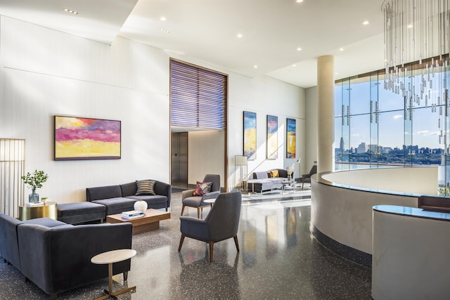view of community lobby