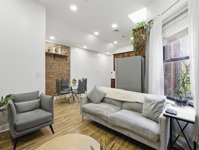 77 Crescent Ave Unit 8, Jersey City, NJ 07304 - living room with light wood-style flooring and recessed lighting