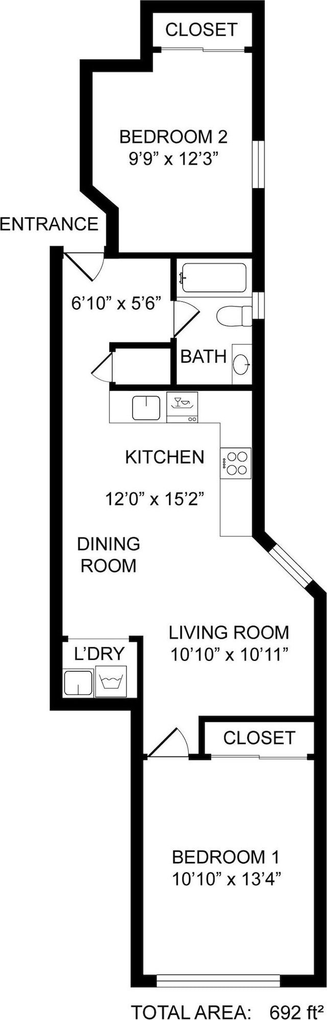 77 Crescent Ave Unit 8, Jersey City, NJ 07304 - home floor plan