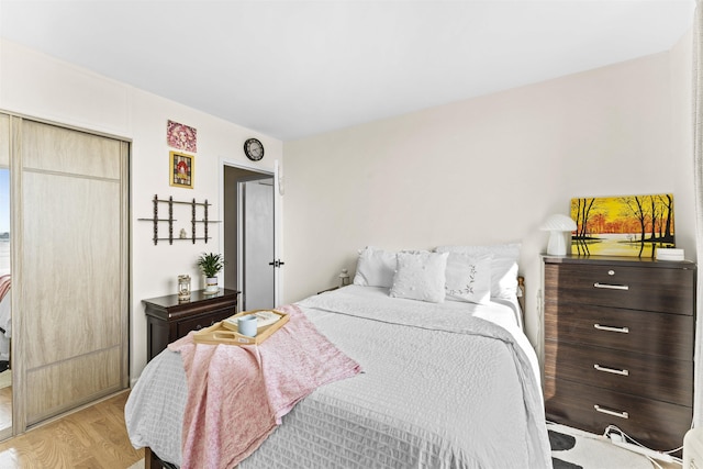 100 Manhattan Ave Unit 1217, Union City, NJ 07087 - bedroom featuring light wood finished floors