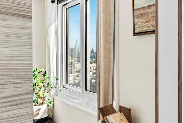 100 Manhattan Ave Unit 1217, Union City, NJ 07087 - doorway to outside with healthy amount of natural light and a skyline view