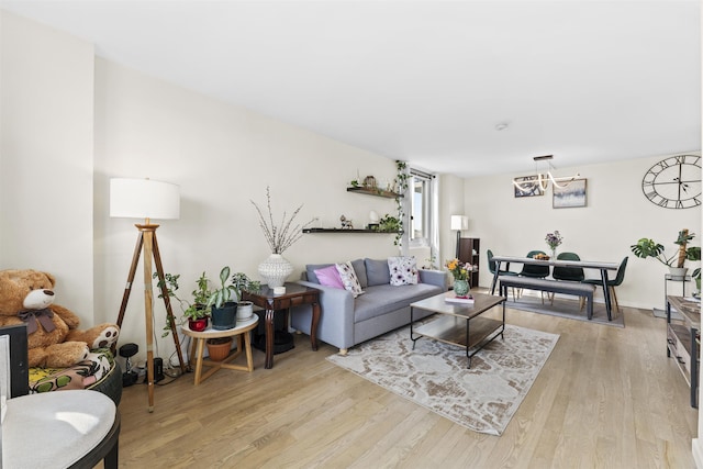 100 Manhattan Ave Unit 1217, Union City, NJ 07087 - living room with light wood-style floors