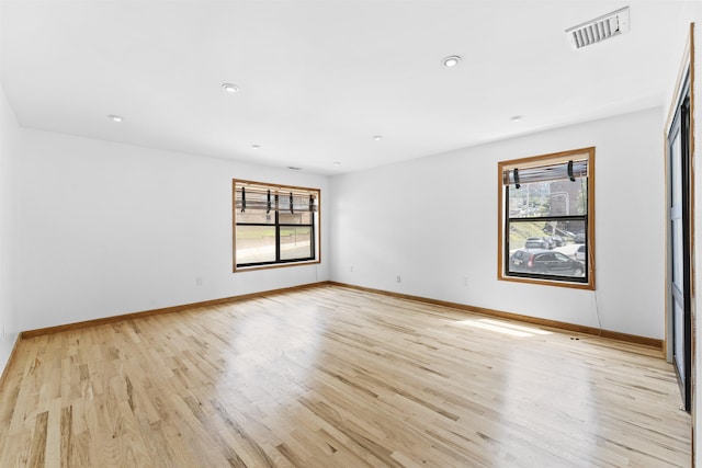 6601 Granton Ave Unit B1, North Bergen, NJ 07047 - unfurnished room featuring healthy amount of natural light, light wood-type flooring, baseboards, and recessed lighting