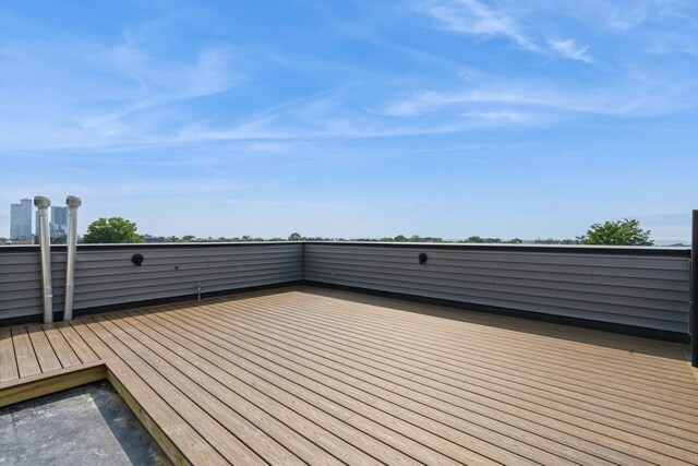 433 Central Ave Unit 3A, Jersey City, NJ 07307 - view of wooden deck