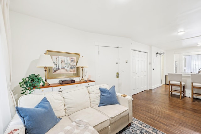 300 Barrow St, Jersey City, NJ 07302 - living area featuring wood finished floors