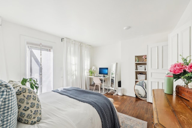 300 Barrow St, Jersey City, NJ 07302 - bedroom with wood finished floors