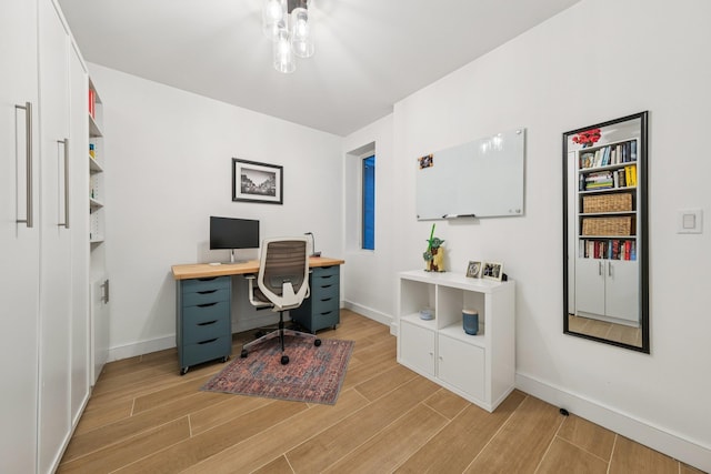 243 3rd St Unit 1, Jersey City, NJ 07302 - office space featuring light wood-style floors and baseboards