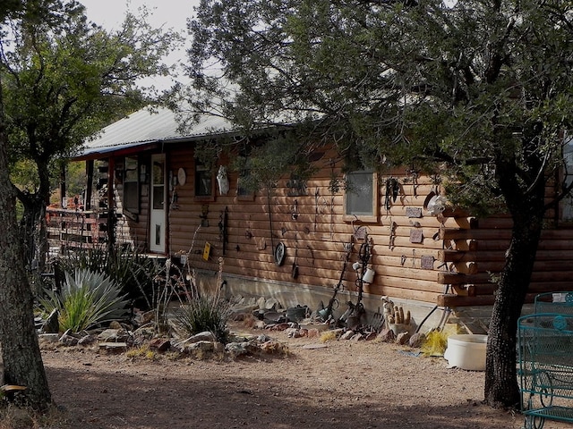 view of side of property