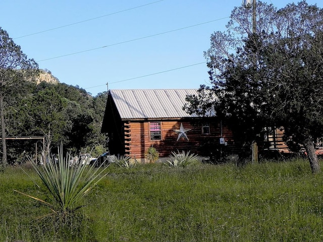 view of rear view of property