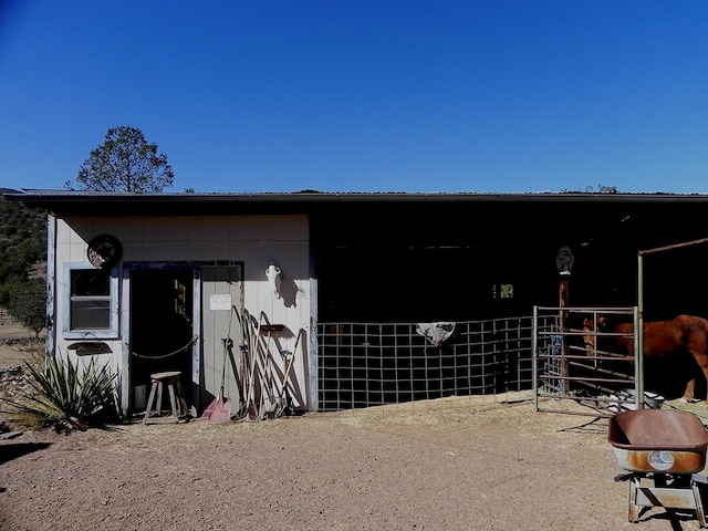 view of outbuilding