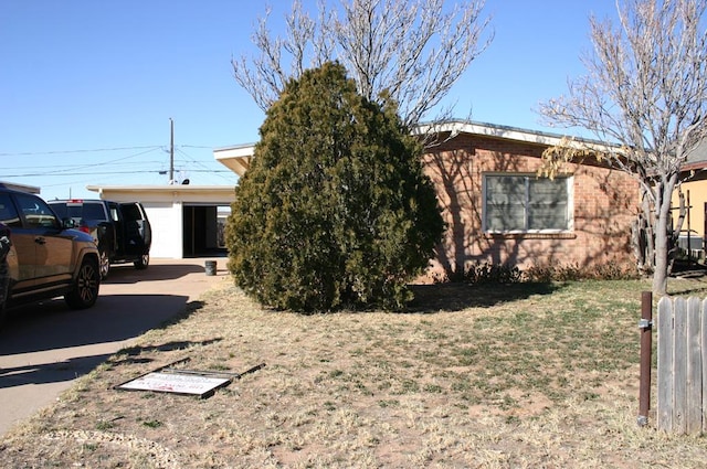 view of front of home