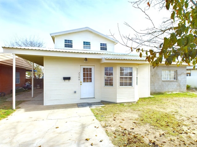 view of rear view of house