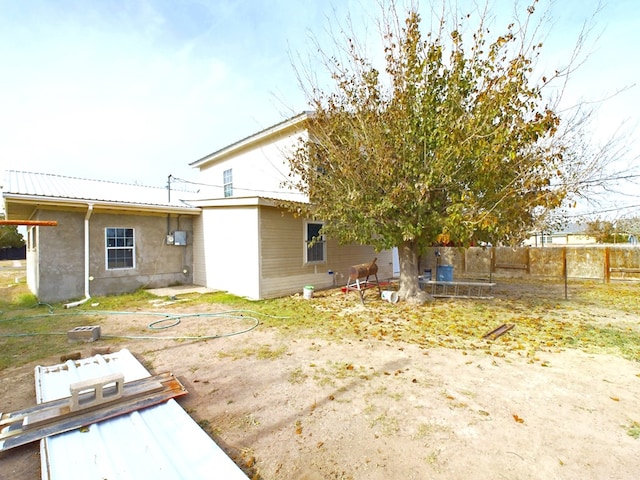 view of rear view of property