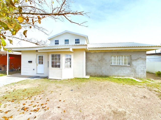 view of rear view of property