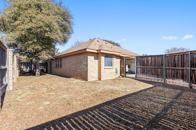 view of rear view of property