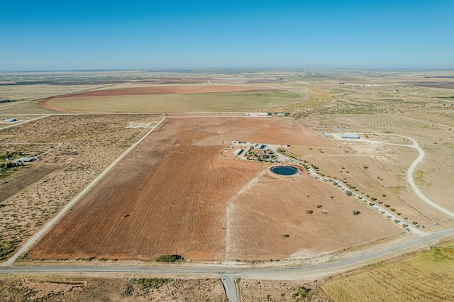 bird's eye view featuring a rural view