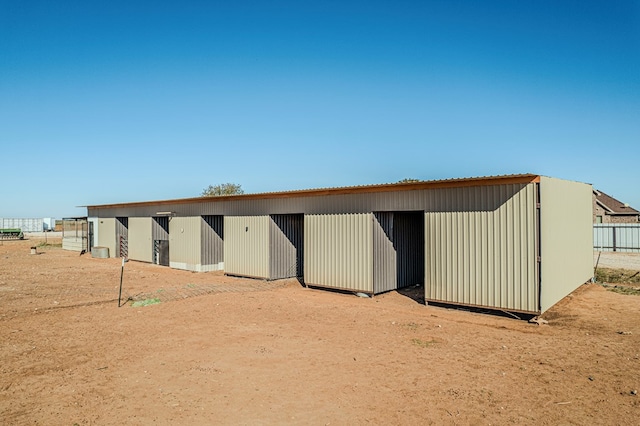 view of stable