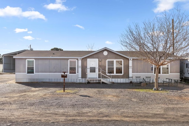 view of manufactured / mobile home