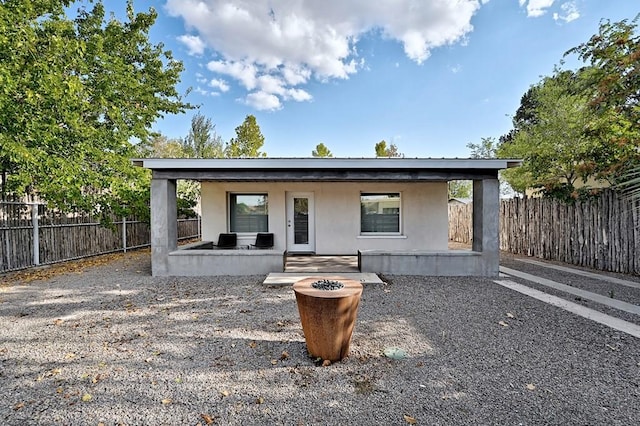 exterior space featuring covered porch