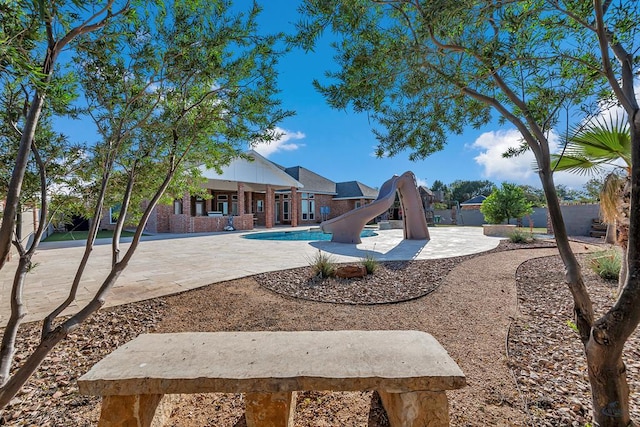 exterior space featuring a patio area