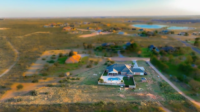 bird's eye view featuring a rural view