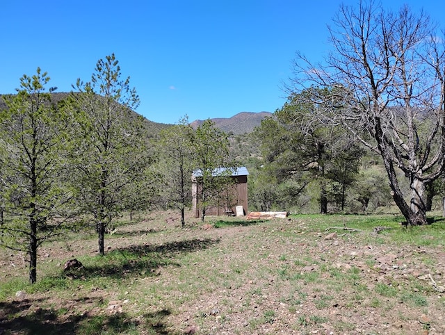 view of mountain feature