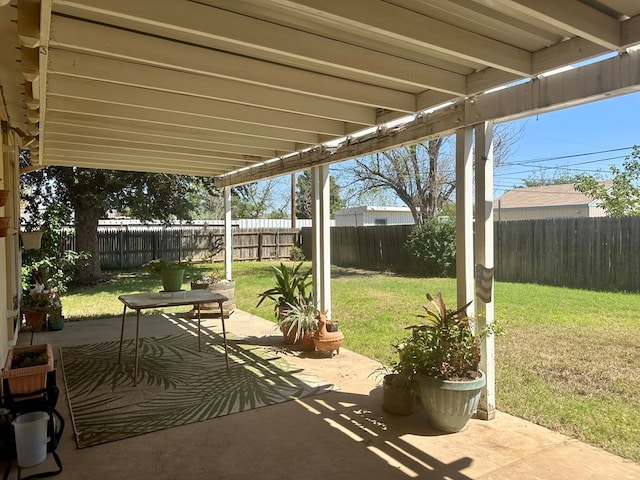 view of patio