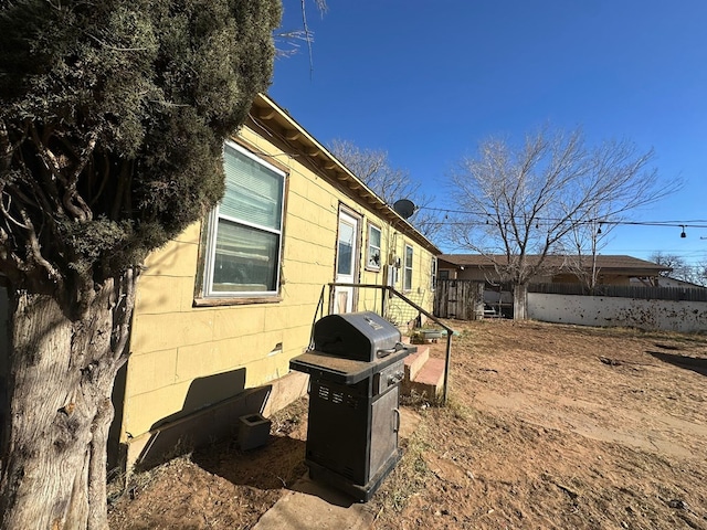 view of side of property