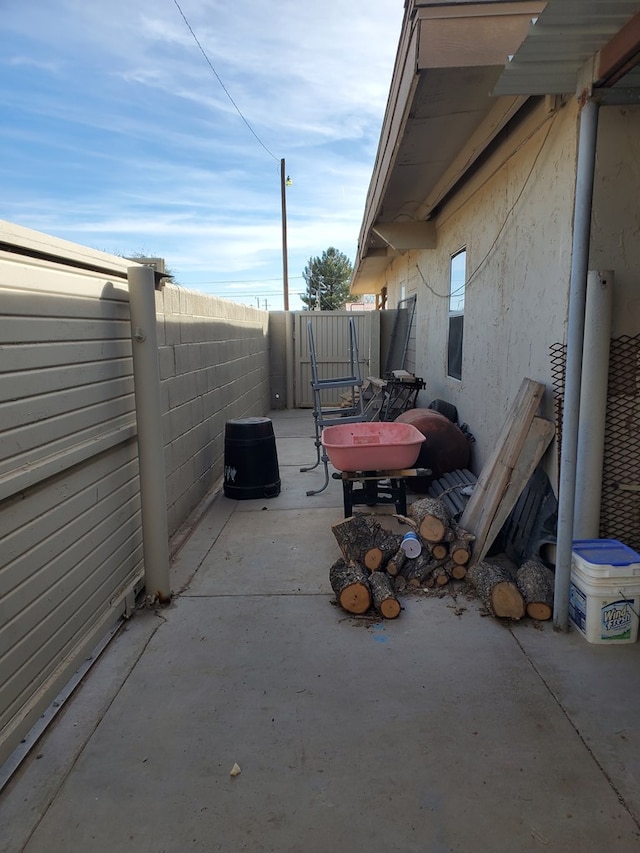 view of patio