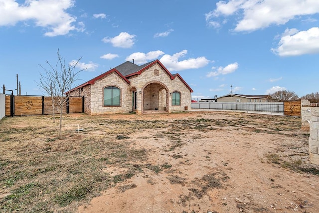 view of front of home