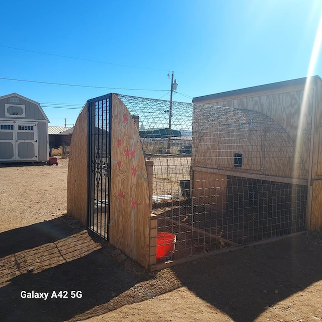 view of outbuilding