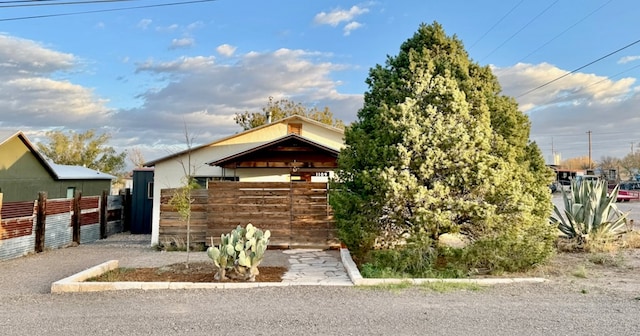 view of home's exterior