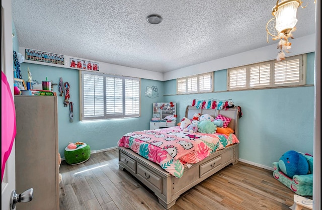 bedroom featuring light hardwood / wood-style floors