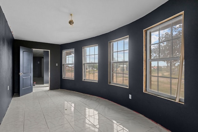 8528 W 24th St, Odessa, TX 79763 - spare room featuring light marble finish flooring