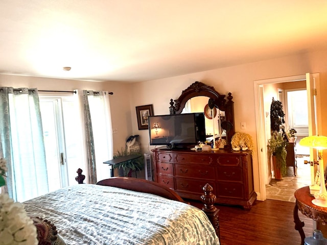 2500 Bainbridge Dr, Odessa, TX 79762 - bedroom with dark wood-style floors